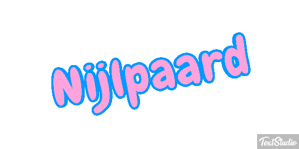 Nijlpaard Tekst effect