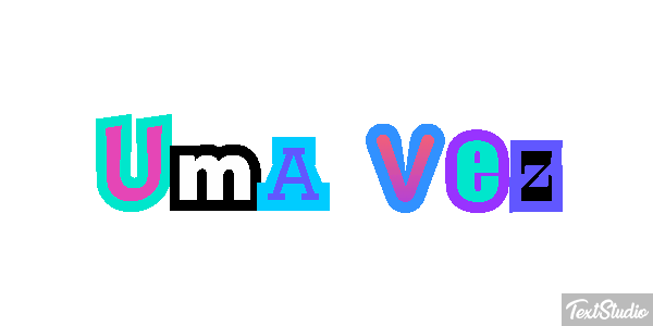 Uma vez Tekst effect