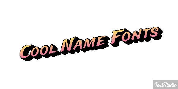 Cool Name Fonts テキスト効果