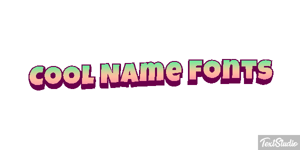 Cool Name Fonts テキスト効果