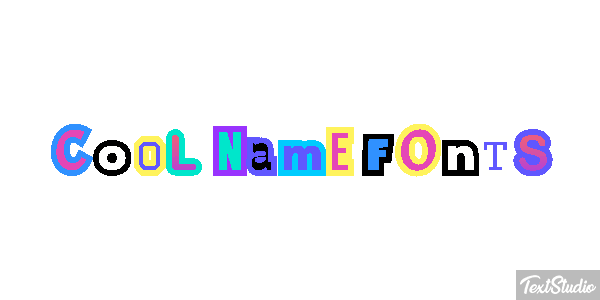 Cool Name Fonts テキスト効果
