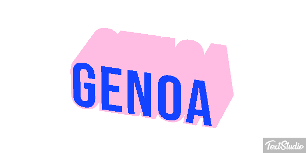 Genoa Efecto de texto