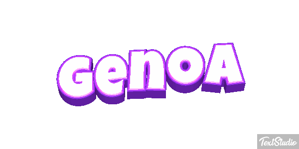 Genoa Efecto de texto
