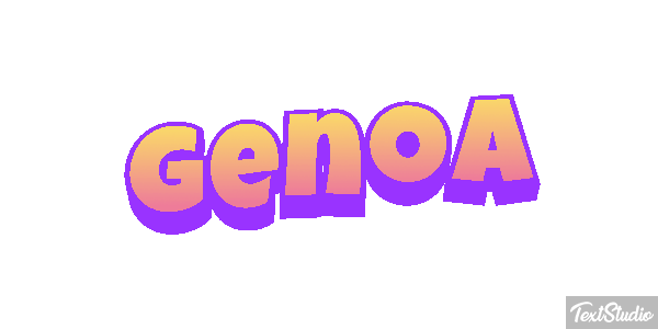 Genoa Efecto de texto