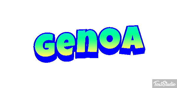 Genoa Efecto de texto