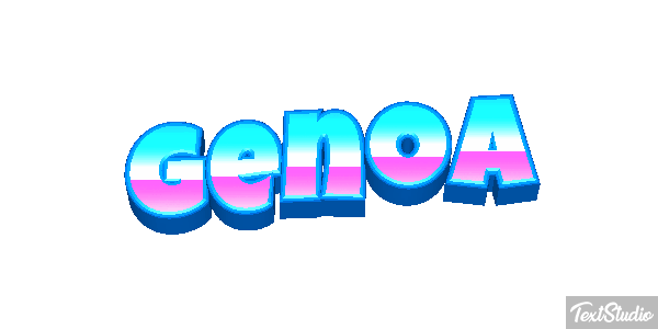 Genoa Efecto de texto