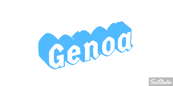 Genoa Efecto de texto