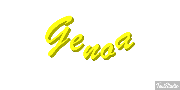 Genoa Efecto de texto