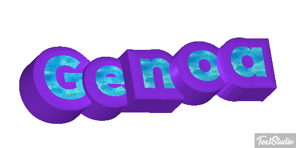 Genoa Efecto de texto