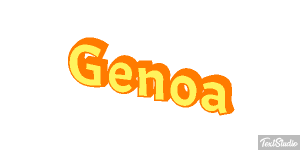 Genoa Efecto de texto
