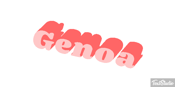 Genoa Efecto de texto