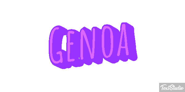 Genoa Efecto de texto