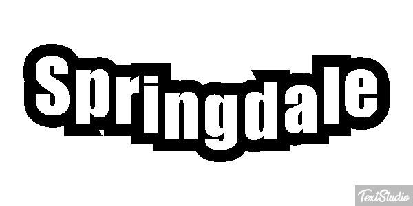 Springdale Efeito do texto