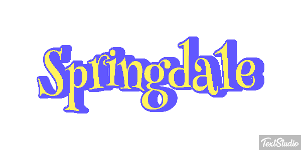 Springdale Efeito do texto