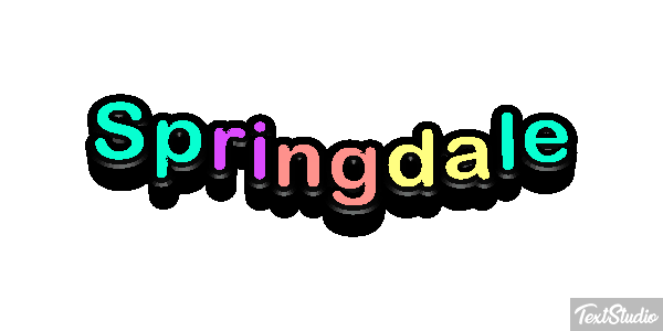 Springdale Efeito do texto