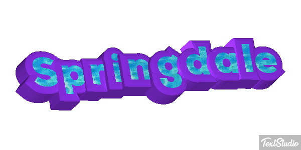 Springdale Efeito do texto