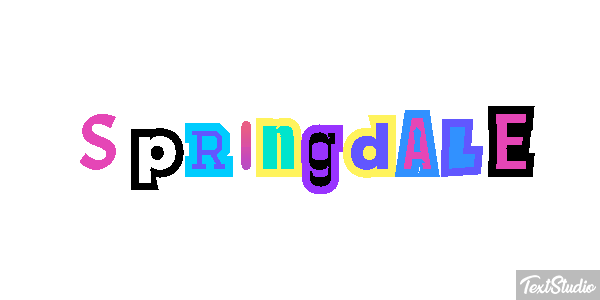 Springdale Efeito do texto