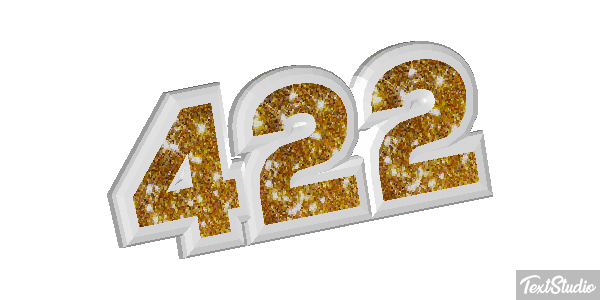 422 Text effect