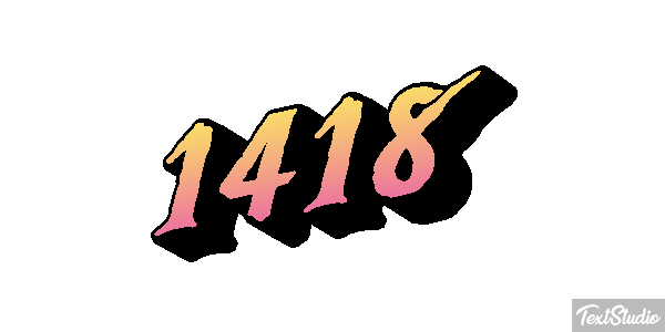 1418 Efekt tekstowy