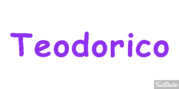 Teodorico Effetto testo
