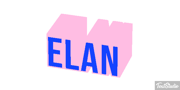 Élan Effet de texte