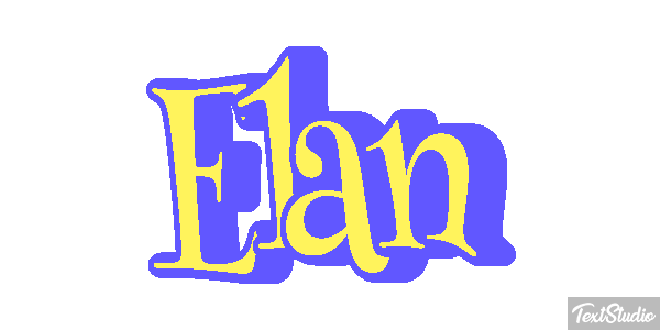 Élan Effet de texte
