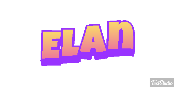 Élan Effet de texte