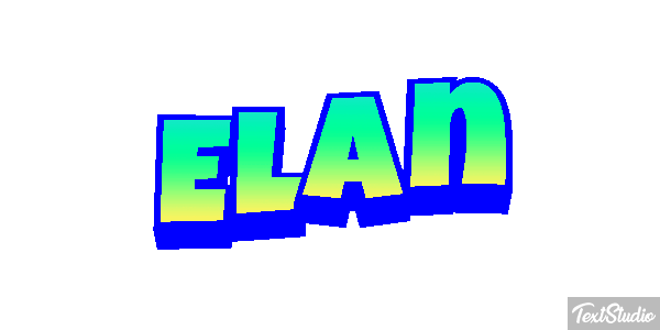 Élan Effet de texte