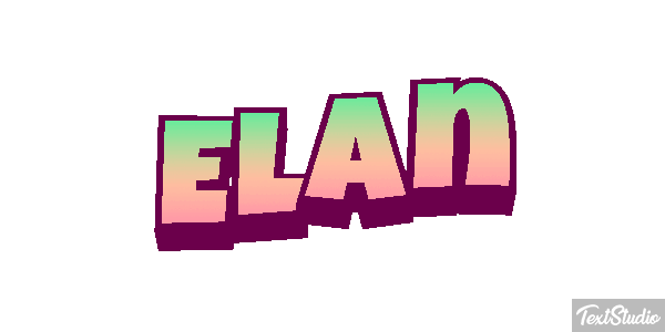 Élan Effet de texte