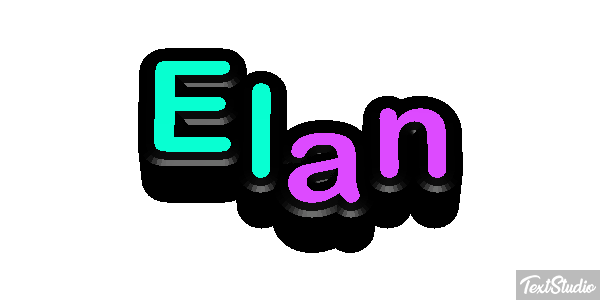 Élan Effet de texte