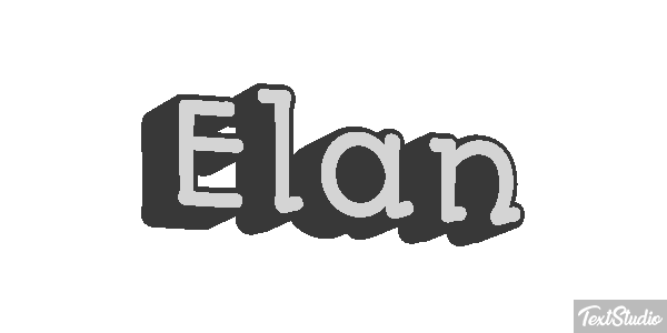 Élan Effet de texte