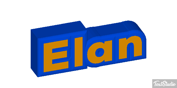 Élan Effet de texte