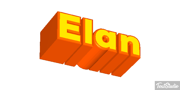 Élan Effet de texte