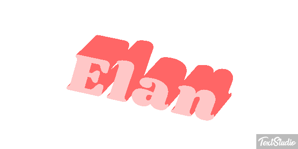 Élan Effet de texte