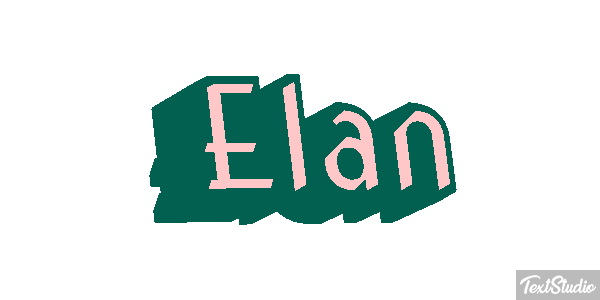 Élan Effet de texte