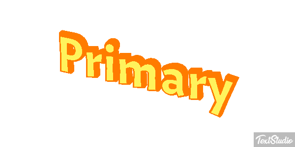 Primary Текстовый эффект