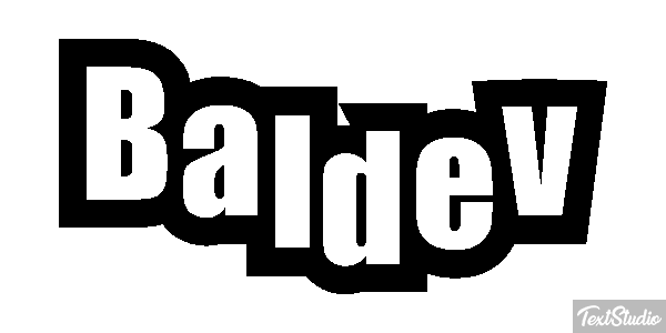 Baldev Text effect
