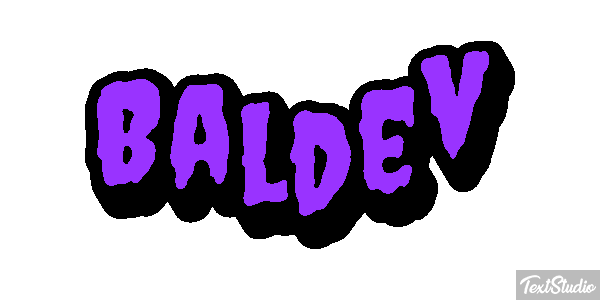 Baldev Text effect