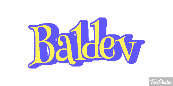 Baldev Text effect
