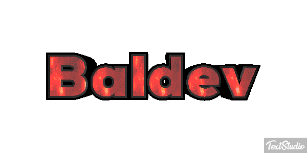 Baldev Text effect