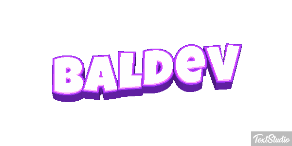 Baldev Text effect