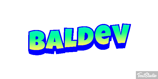Baldev Text effect