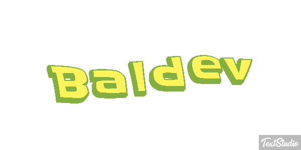 Baldev Text effect