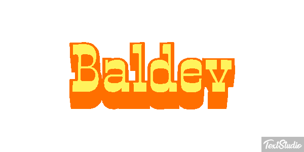 Baldev Text effect