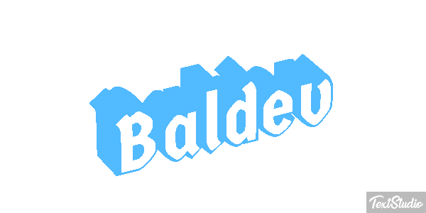 Baldev Text effect
