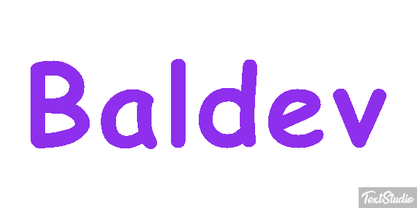 Baldev Text effect