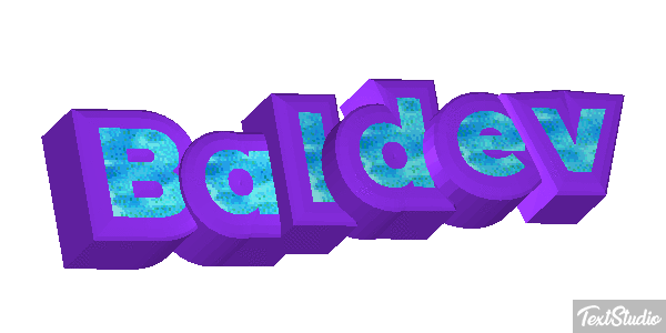 Baldev Text effect