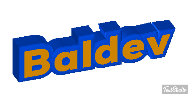 Baldev Text effect