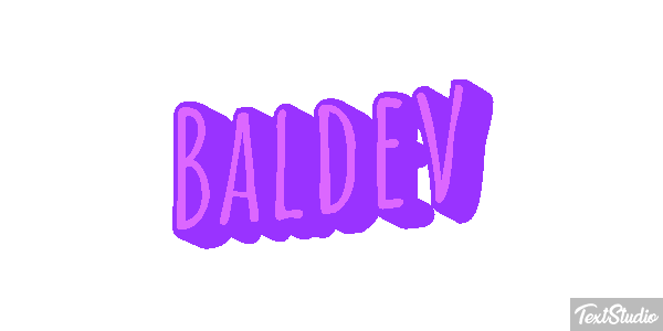 Baldev Text effect
