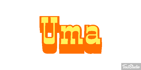 Uma Efeito do texto